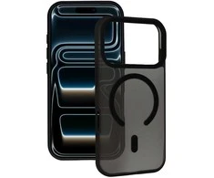 Tel Protect Mist Matte Magsafe dėklas skirtas Apple iPhone 15 juodos spalvos
