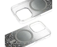 Tel Protect Moonlite Magsafe dėklas skirtas Samsung Galaxy S24 FE juodos spalvos clear