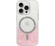 Tel Protect Moonlite Magsafe dėklas skirtas Samsung Galaxy S25 Edge rožinės spalvos clear