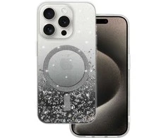 Tel Protect Moonlite Magsafe dėklas skirtas Apple iPhone 13 Pro Max juodas skaidrus