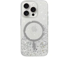 Tel Protect Moonlite Magsafe dėklas skirtas Samsung Galaxy S25 Edge sidabro spalvos clear