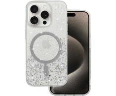 Tel Protect Moonlite Magsafe dėklas skirtas Samsung Galaxy S25 Edge sidabro spalvos clear