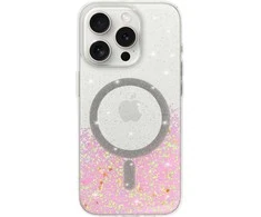 Tel Protect Moonlite Magsafe Dėklas skirtas Apple iPhone 17 Air rožinės spalvos clear