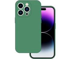 Tel Protect silikoninis Premium dėklas telefonui Apple iPhone 15 Pro Max žalios spalvos