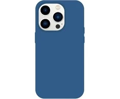 Tel Protect silikoninis Premium dėklas telefonui Apple iPhone 14 Pro mėlynos spalvos