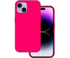 Tel Protect silikoninis Premium dėklas telefonui Apple iPhone 15 Plus rožinės spalvos