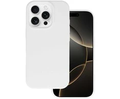 Tel Protect silikoninis Premium dėklas telefonui Apple iPhone 16 Pro Max baltos spalvos