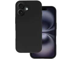 Tel Protect silikoninis Premium dėklas telefonui Apple iPhone 16 juodos spalvos