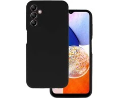 Tel Protect silikoninis Premium dėklas telefonui Samsung Galaxy A14 4G/5G juodos spalvos
