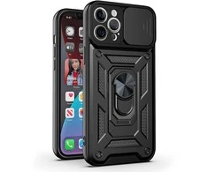 Tel Protect Slide Camera Armor dėklas skirtas Xiaomi 17 Pro Max juodos spalvos