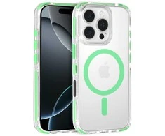 Tel Protect Strap Clear dėklas skirtas Apple iPhone 17 Pro žalios spalvos