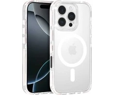 Tel Protect Strap Clear dėklas skirtas Apple iPhone 17 Air baltos spalvos