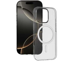 Tel Protect Transparent Slim Magsafe dėklas skirtas Apple iPhone 14 Pro pilkos spalvos