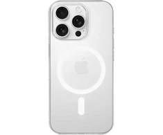 Tel Protect Transparent Slim Magsafe dėklas skirtas Apple iPhone 17 Pro Max baltos spalvos