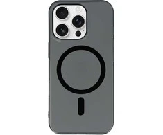Tel Protect Transparent Slim Magsafe dėklas skirtas Apple iPhone 14 juodos spalvos