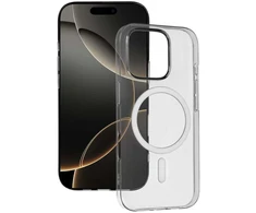 Tel Protect Transparent Slim Magsafe dėklas skirtas Apple iPhone 17 pilkos spalvos