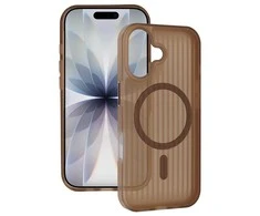 Tel Protect Twist Magsafe dėklas skirtas Apple iPhone 17 Pro coffee rudos spalvos