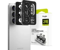 Telefono kameros apsauga Ringke Camera Frame Protector 2 vnt. Samsung Galaxy S26 Ultra juodos spalvos