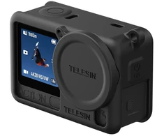Telesin Silicone Protective Case for DJI Osmo Action 6 juodos spalvos