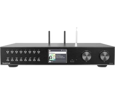 Telestar TOP 500 Hi-Fi Imtuvas DAB+/FM/Internet Radio, Bluetooth, USB, LAN/Wi-Fi, Juodas