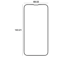 Telforceone Etteri apsauginis stiklas 9D Apple iPhone 13 / 13 Pro / 14 6,1"