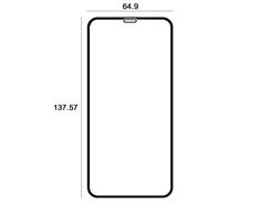 Telforceone Etteri apsauginis stiklas 9D Apple iPhone X/XS/11 Pro