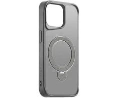Telforceone Etteri Matt Mag Ring Apple iPhone 12 / 12 Pro 6,1" dėklas telefonui pilkos spalvos