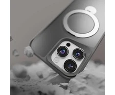 Etteri Matt Mag Ring dėklas, skirtas iPhone 16 Pro Max 6,9" pilkas
