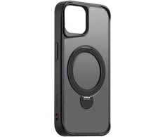 Telforceone Etteri Matt Mag Ring Apple iPhone 14 6,1" dėklas telefonui juodos spalvos