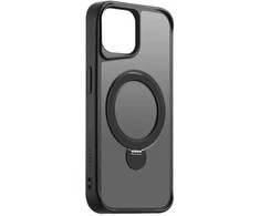 Telforceone Etteri Matt Mag Ring Apple iPhone 13 6,1" dėklas telefonui juodos spalvos