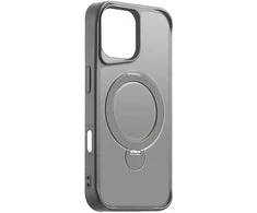 Telforceone Etteri Matt Mag Ring Apple iPhone 16 6,1" dėklas telefonui pilkos spalvos