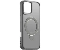 Telforceone Etteri Matt Mag Ring Apple iPhone 16 Plus 6,7" dėklas telefonui pilkos spalvos