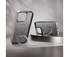 Telforceone Etteri Matt Mag Ring Apple iPhone 13 6,1" dėklas telefonui pilkos spalvos