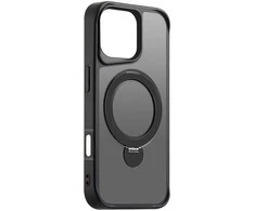 Telforceone Etteri Matt Mag Ring Apple iPhone 16 Pro Max 6,9" dėklas telefonui juodos spalvos