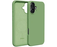Etteri silikoninis Mag dėklas, skirtas iPhone 16 6,1" šviesiai žalias