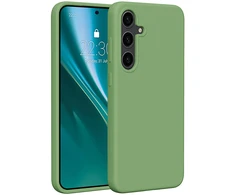 Etteri silikoninis dėklas Samsung Galaxy S25 Plus šviesiai žalias