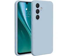 Etteri silikoninis dėklas Samsung Galaxy S24 FE šviesiai mėlynas