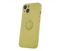 TelForceone Finger Grip Apple iPhone 15 6,1" dėklas telefonui geltonos spalvos