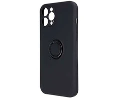 TelForceone Finger Grip Xiaomi Redmi 13C 4G dėklas telefonui juodos spalvos