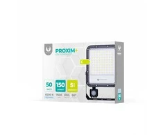 „Telforceone“ LED prožektorius PROXIM+ 50W 6500K 7500lm PIR 230V IP65 „Forever Light“ 150lm/W 5 metų garantija
