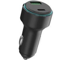 Forever Recycling Forever perdirbamo plastiko automobilinis įkroviklis su USB-C ir USB-A jungtimis 32W LS-AC-32
