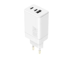 „Maxlife MXTC-08-65ACC PD QC“ įkroviklis 2x USB-C 1x USB 65W baltas