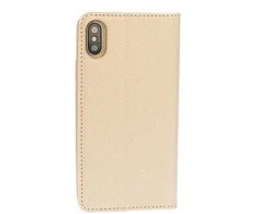 Telone Smart Book MAGNET dėklas skirtas Apple iPhone 13 Pro MAX aukso spalvos