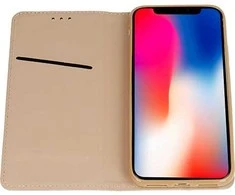 Toptel Telone Smart Book MAGNET dėklas skirtas Xiaomi 14 aukso spalvos