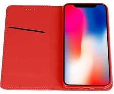 Toptel Telone Smart Book MAGNET dėklas skirtas Samsung Galaxy S22 Plus Raudonas