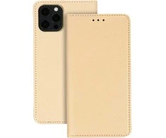 Telone Smart Book MAGNET dėklas skirtas Xiaomi Redmi Note 13 Pro 4G aukso spalvos
