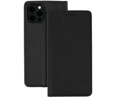 Topt Dėklas Smart Book MAGNET skirtas SAMSUNG GALAXY A6 PLUS (2018) juodos spalvos