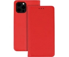 Telone Smart Book MAGNET dėklas skirtas Xiaomi 14 raudonos spalvos