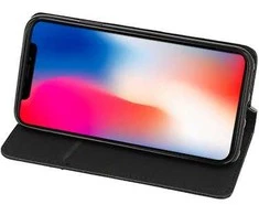 Telone Smart Book MAGNET dėklas skirtas Xiaomi Redmi Note 11 Pro PLUS 5G juodos spalvos