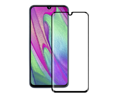 Tempered Glass Grūdintas stiklas 9D visiškai uždengtas rėmeliu Samsung A405 Galaxy A40 Juodas